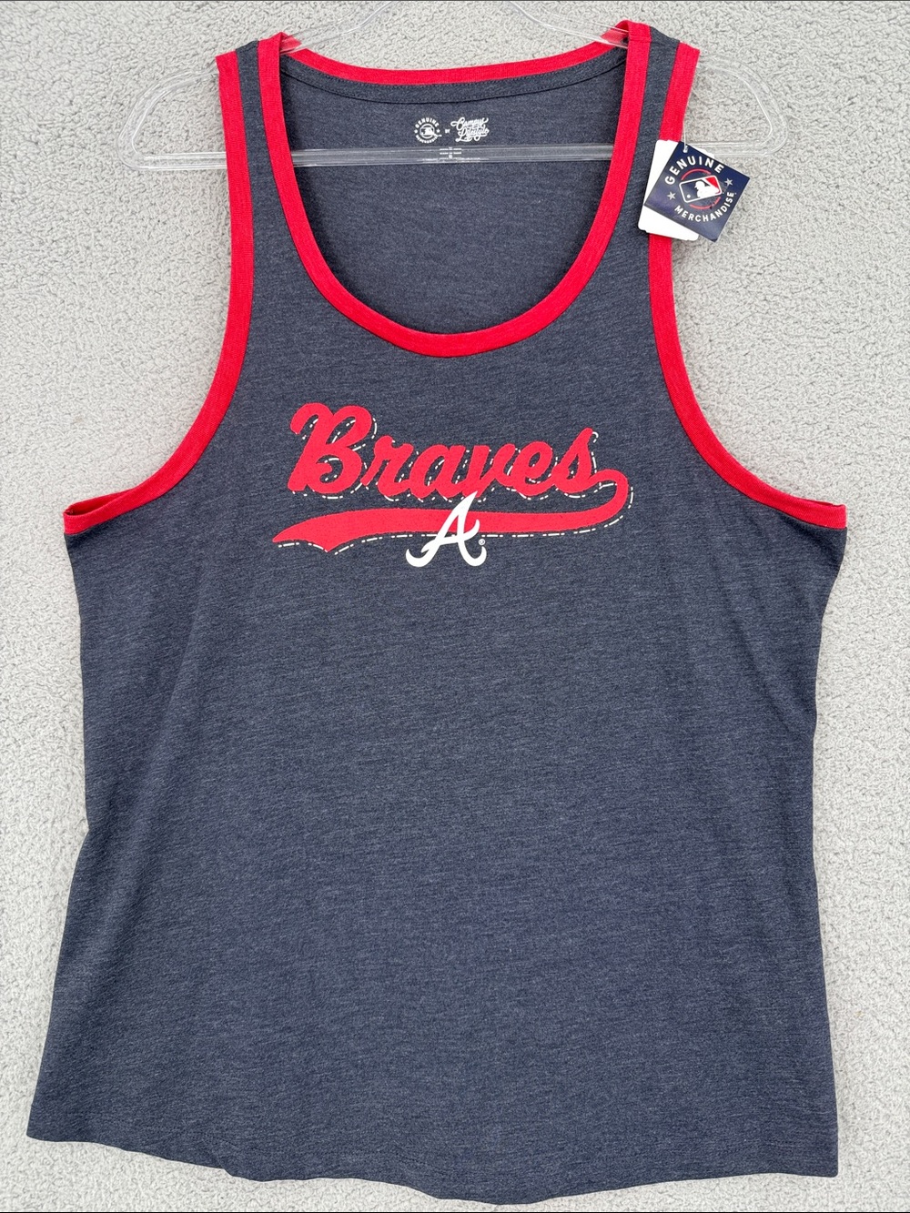 Atlanta Braves Sleeveless Tank Top Men’s XL sleeveless shirt MLB Campus Lifestyl